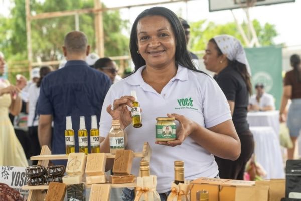 Fondeba acompañó la actividad para fortalecer la comercialización de productos locales.