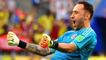 El portero David Ospina ya entrena con sus compañeros luego de recuperarse de una lesión que lo dejó varias semanas por fuera.