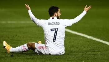 Eden Hazard, jugador del Real Madrid que pide perdón a la afición luego de la eliminación en Champions League.
