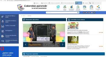 En la página web de ‘Colombia Aprende’ hay herramientas para estudiantes y docentes, entre esas un banco de contenidos educativos para todas las edades.