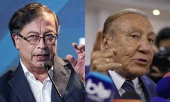 Los Candidatos Gustavo Petro y Rodolfo Hernández preparados para el próximo debate y las elecciones presidenciales.