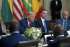 El presidente estadounidense, Donald Trump durante una reunión con líderes africanos en la Casa Blanca en Washington.